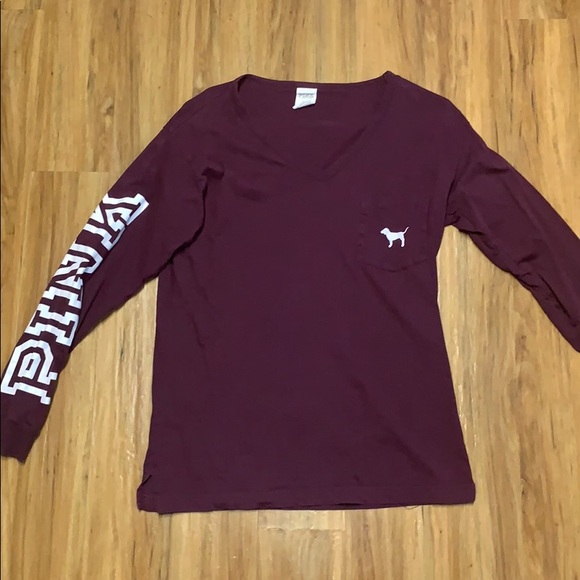 PINK Victoria's Secret Tops - Long sleeve vneck from PINK PINK Victoria's Secret Tops - Long sleeve vneck from PINK